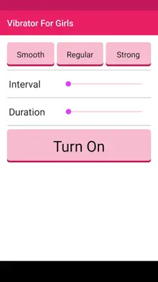 Vibrator for Girls android App screenshot 0